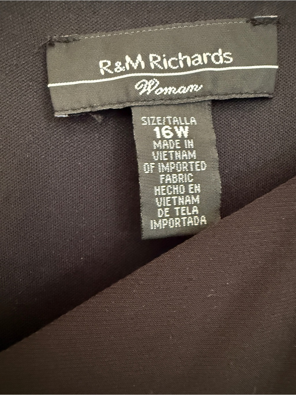 R&M Richards Colorful Dress 16W Women - Picture 5 of 5